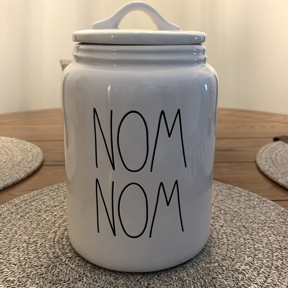 Rae Dunn Nom Nom Canister